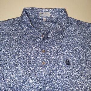 Peter Millar Navy Graphic Men's Shirt